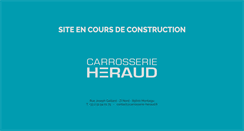 Desktop Screenshot of carrosserie-heraud.fr