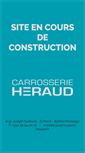 Mobile Screenshot of carrosserie-heraud.fr